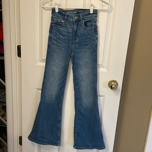 American Eagle flare jeans 000 Short